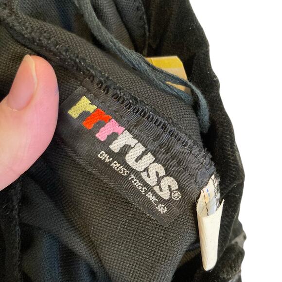 Vintage 80s Russ Black Knee Length Velvet Straight High Rise Skirt Size Small - Picture 7 of 14